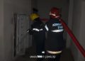 Ceyranbatanda 9 mərtəbəli yaşayış binasında yanğın: Sakinlər təxliyə edildi