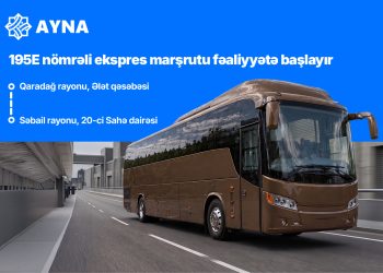 Bakıda Ələt istiqamətinə yeni ekspres avtobus marşrutu istifadəyə verilir