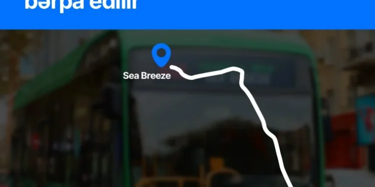 “Koroğlu”dan “Sea Breeze”ə ekspres avtobus yenidən fəaliyyətə başlayır