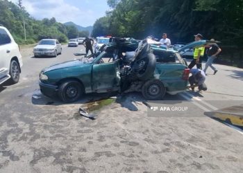 İsmayıllıda avtomobil və motosiklet toqquşdu: 3 nəfər öldü
