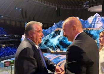 Prezident İlham Əliyev və Mehriban Əliyeva Bişkekdə Dünya Köçəri Oyunlarının açılışında iştirak edir – FOTO