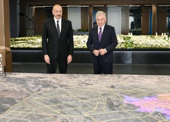 Prezident İlham Əliyev Özbəkistanın ən böyük şəhərsalma layihəsi – “Yeni Daşkənd”lə tanış olub 