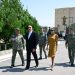 Prezident İlham Əliyev Əlahiddə Ümumqoşun Orduda yeni yaradılan komando hərbi hissələrinə Döyüş bayraqlarının verilməsi mərasimində iştirak edib