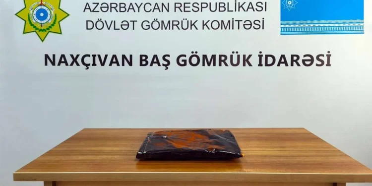 Naxçıvanda Britaniyaya gedən yük maşınından narkotik çıxıb