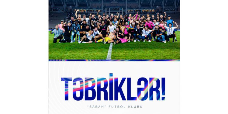 Prezident İlham Əliyev “Sabah” futbol klubunu təbrik edib