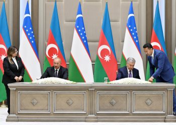 Daşkənddə Azərbaycan-Özbəkistan sənədlərinin imzalanması və mübadiləsi mərasimi olub