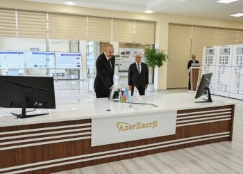 Prezident İlham Əliyev “Yeni Səngəçal” yarımstansiyasının açılışında iştirak edib