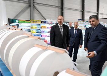 Prezident İlham Əliyev Qaradağda yeni istehsal müəssisəsinin açılışında iştirak edib – FOTO
