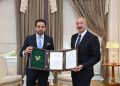 Prezident İlham Əliyev Müsəlman Ağsaqqalları Şurasının baş katibini qəbul edib – FOTO