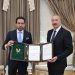 Prezident İlham Əliyev Müsəlman Ağsaqqalları Şurasının baş katibini qəbul edib – FOTO