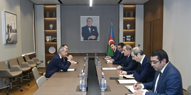 Ceyhun Bayramov ATƏT PA Prezidenti ilə görüşüb