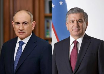 Paşinyan və Mirziyoyev Cənubi Qafqazdakı prosesləri müzakirə edib