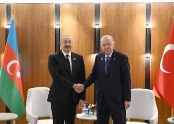 Azərbaycan və Türkiyə liderlərinin Bişkekdə görüşü olub – FOTO