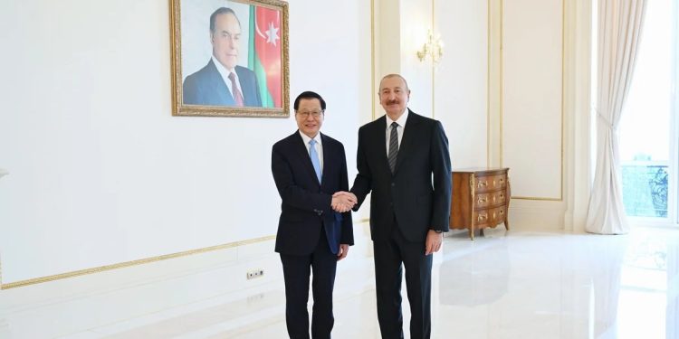 Prezident İlham Əliyev Çinin Baş prokurorunu qəbul edib – FOTO